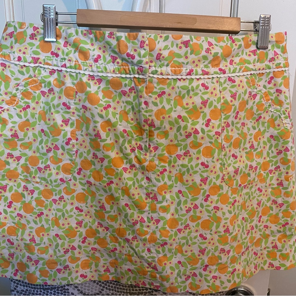 Lilly Pulitzer Skort, Ladies’ Size 14, Fruits, Oranges, Cherries, Strawberries